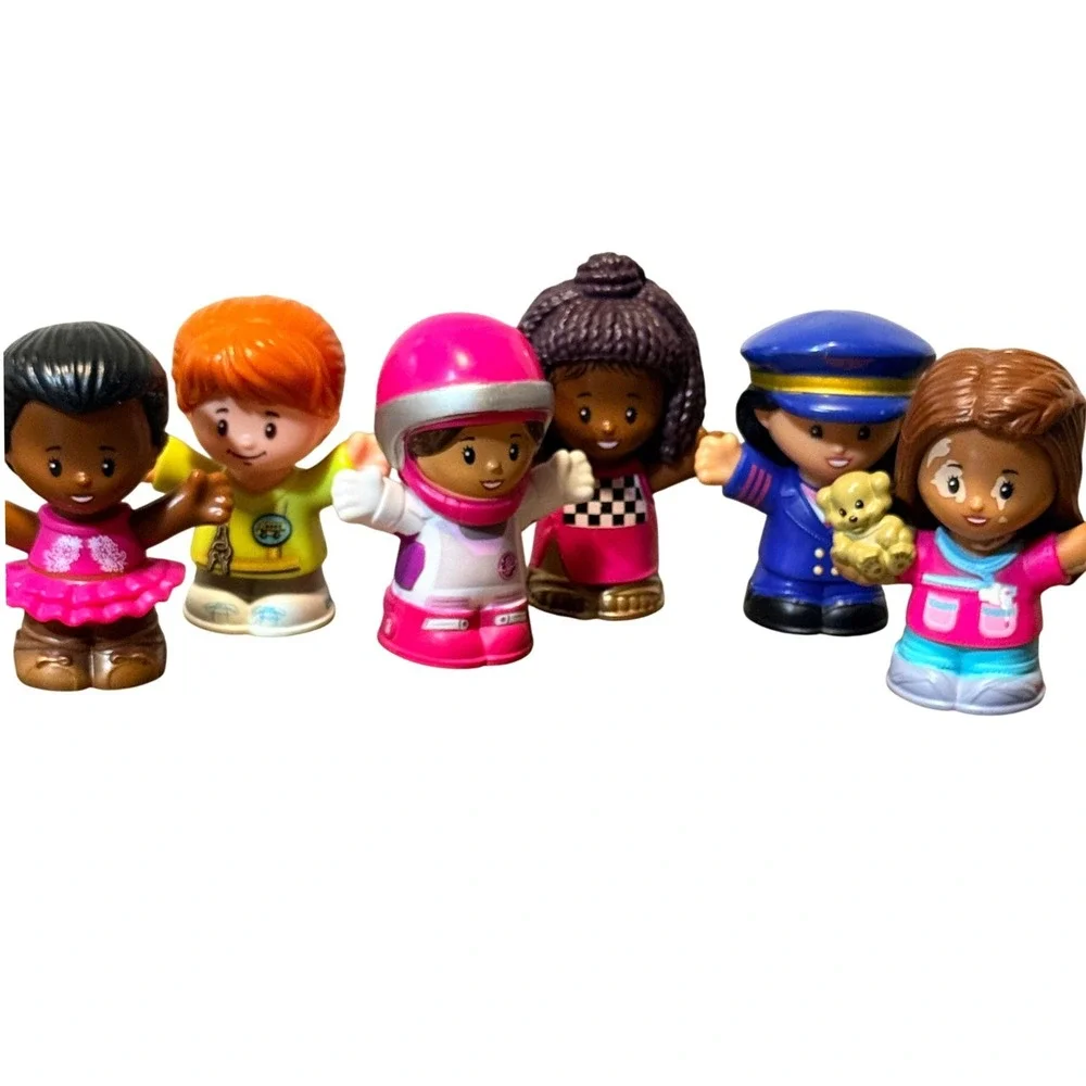 Fisher Price Little People You Can Be Anything Girl Figures,Mix Lot of 6